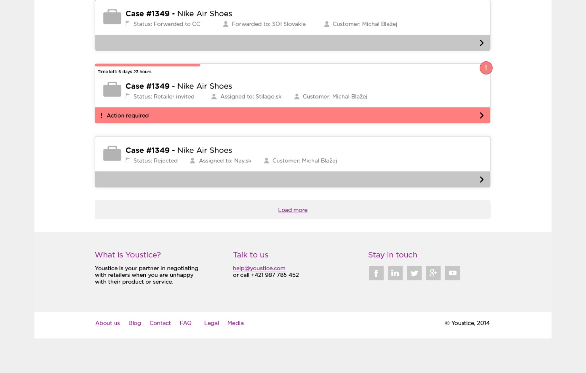 Youstice - Visual Desing